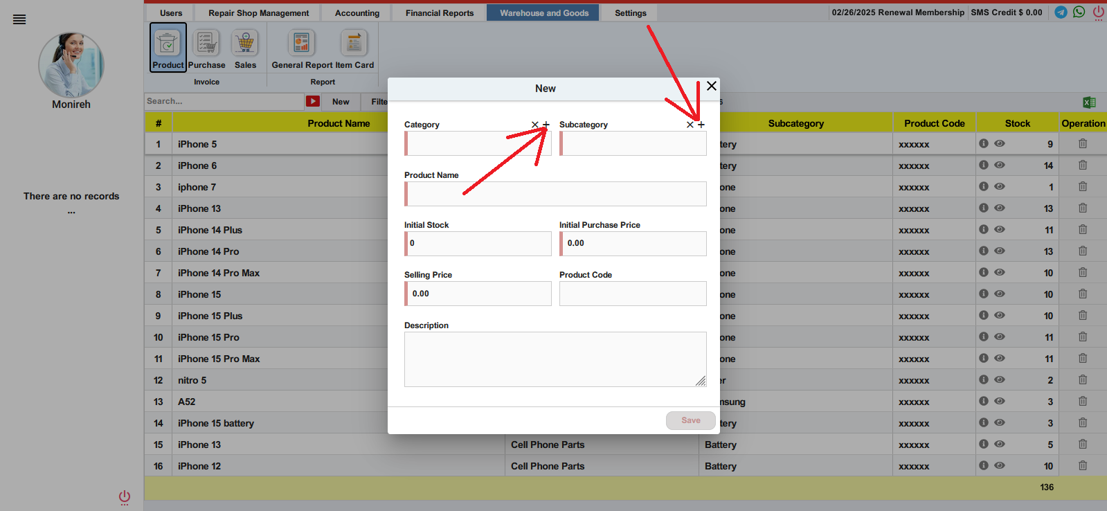 Finty Add Option-Category Subcategory